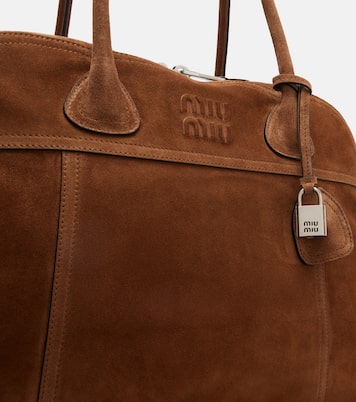 Vivant suede bowling bag | Miu Miu