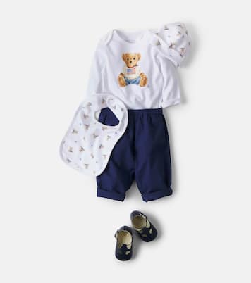 Baby Set aus Body, Mütze und Lätzchen | Polo Ralph Lauren Kids