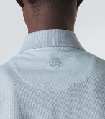 Polo in piqué di cotone con stampa | Etro