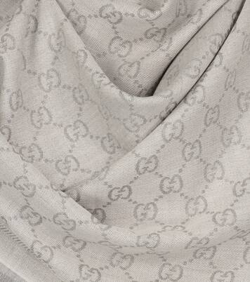 Bufanda GG en jacquard de lana | Gucci