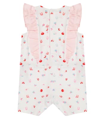 Baby printed cotton playsuit | Marc Jacobs Kids