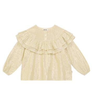 Rexanna ruffled cotton-blend blouse | Molo