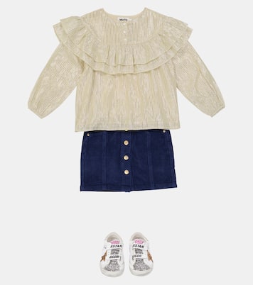 Rexanna ruffled cotton-blend blouse | Molo