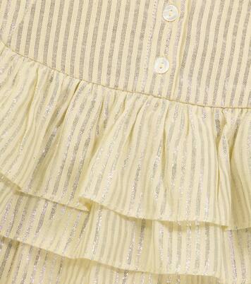 Rexanna ruffled cotton-blend blouse | Molo