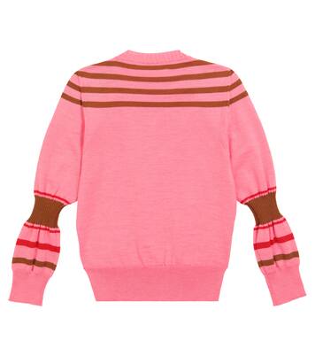 x The Woolmark Company striped wool sweater | Victoria Beckham Kids