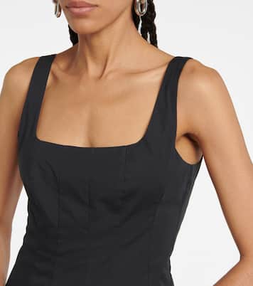 Minikleid Wells aus Baumwolle | Staud