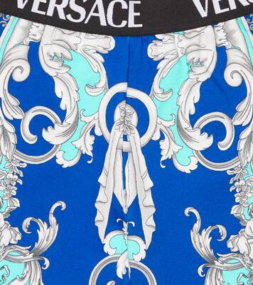 Baroque棉质针织短裤 | Versace Kids