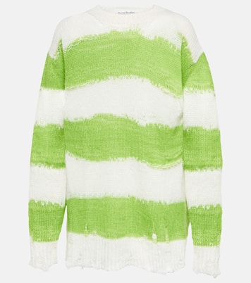 Gestreifter Pullover aus einem Mohairgemisch | Acne Studios