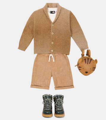 Dégradé alpaca-blend knit cardigan | Il Gufo