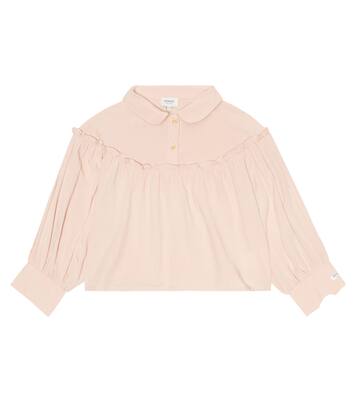 Ruffle-trimmed blouse | Donsje