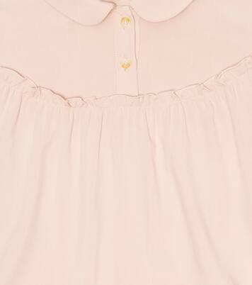Ruffle-trimmed blouse | Donsje