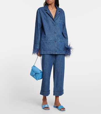 Weite Hose aus Denim | Valentino