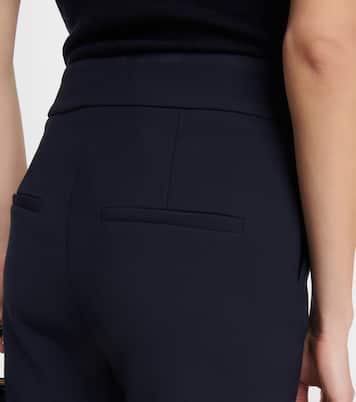 Renzo high-rise slim cropped pants | Veronica Beard