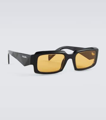 Eckige Sonnenbrille Symbole | Prada