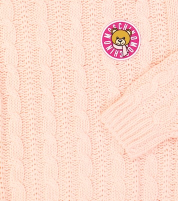 Teddy Bear wool and cotton sweater | Moschino Kids
