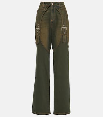 High-Rise-Hose aus Denim | Blumarine