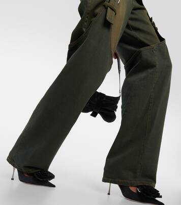 High-Rise-Hose aus Denim | Blumarine