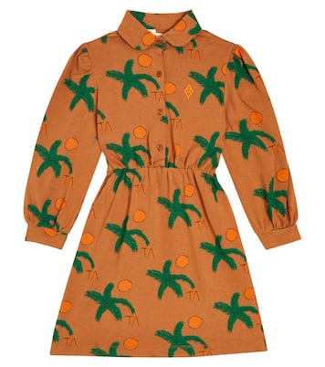 Pigeon printed cotton dress | The Animals Observatory