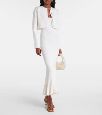 Vestido midi Atalanta con cuentas | Galvan