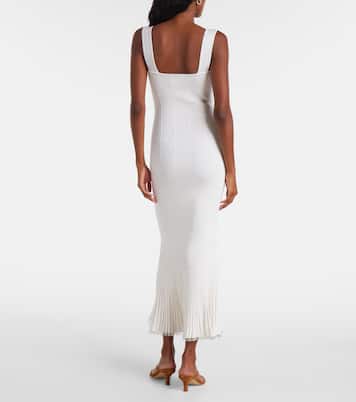 Vestido midi Atalanta con cuentas | Galvan