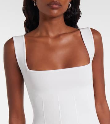 Vestido midi Atalanta con cuentas | Galvan