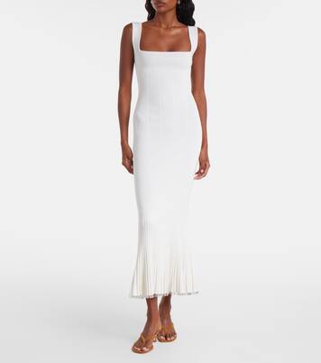 Vestido midi Atalanta con cuentas | Galvan