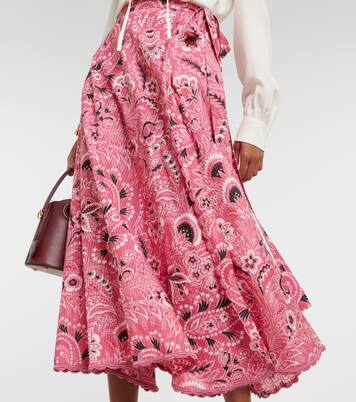 Maxirock aus Baumwolle und Seide | Etro