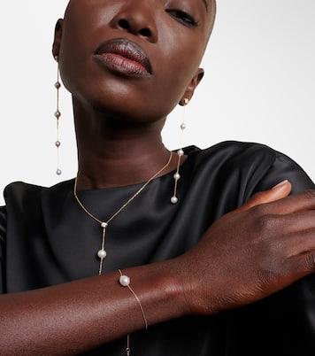 Bracelet en or 14 ct, perle baroque et diamants | Mateo