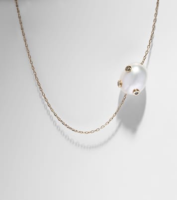 Bracelet en or 14 ct, perle baroque et diamants | Mateo