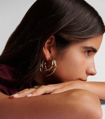 Boucles d'oreilles Triple Baby en plaqué or 10 ct | Jennifer Fisher