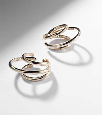 Boucles d'oreilles Triple Baby en plaqué or 10 ct | Jennifer Fisher