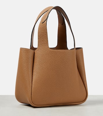 Mini leather tote bag | Prada