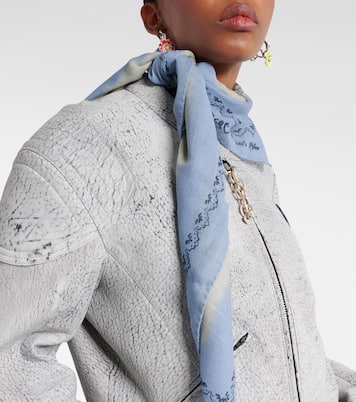 Foulard imprimé en laine | Acne Studios