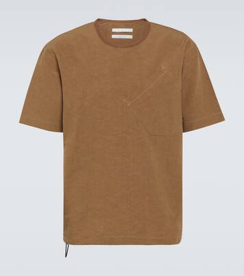 Camiseta Rafn de algodón y lino | Ranra