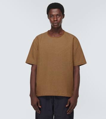 Camiseta Rafn de algodón y lino | Ranra