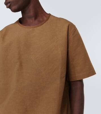 Camiseta Rafn de algodón y lino | Ranra