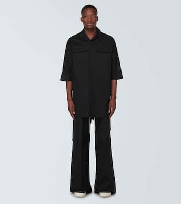 Chemise Magnum Tommy en popeline de coton mélangé | Rick Owens