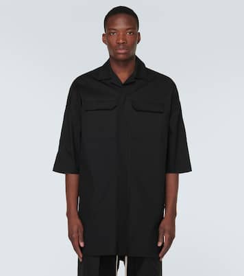 Chemise Magnum Tommy en popeline de coton mélangé | Rick Owens