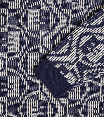 Face Logo cotton sweater | Acne Studios Kids