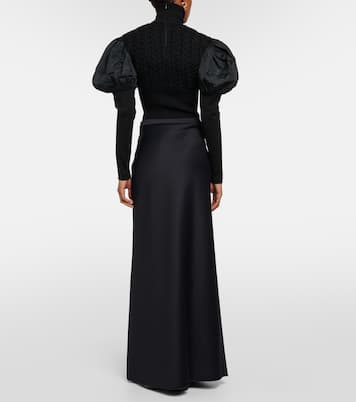 Clavier cotton-blend jersey maxi skirt | Max Mara
