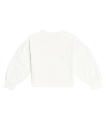 Embellished cotton-blend sweatshirt | Moschino Kids
