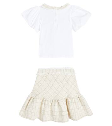 Ensemble blouse et jupe en tweed | Patachou