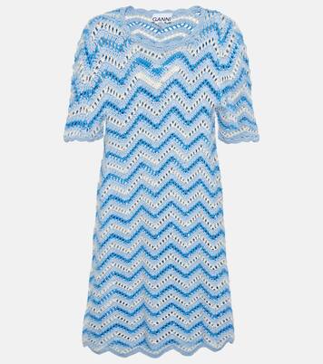 Robe en crochet de coton | Ganni