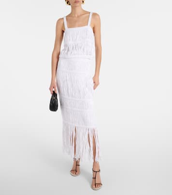 Cropped-Top Sterling aus Makramee | Simkhai