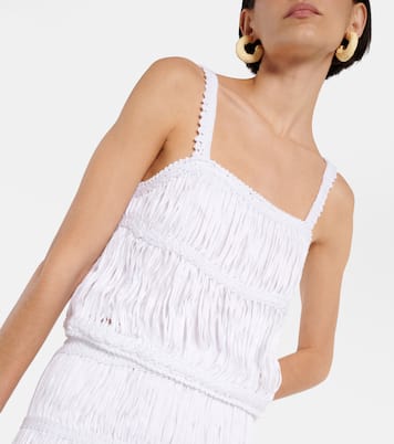 Cropped-Top Sterling aus Makramee | Simkhai