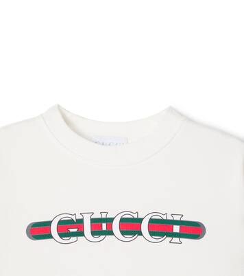 Printed cotton sweatshirt | Gucci Kids
