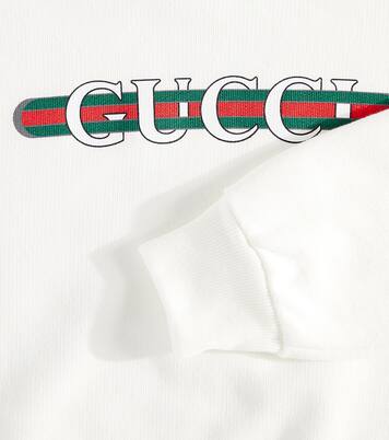 Printed cotton sweatshirt | Gucci Kids