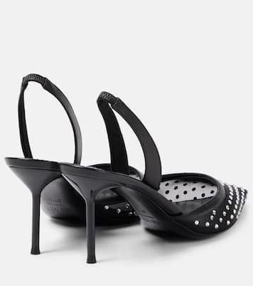 Escarpins Lidia 70 en résille à ornements | Paris Texas