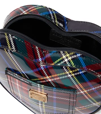 DG Girlie Heart leather shoulder bag | Dolce&Gabbana Kids