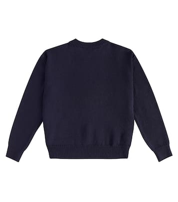 Virgin wool jacquard sweater | Dolce&Gabbana Kids